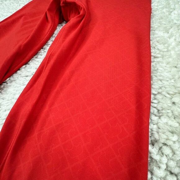 Shefit Boss Legging High Waisted Diamond Embossed Print Rush Red - Picture 6 of 13